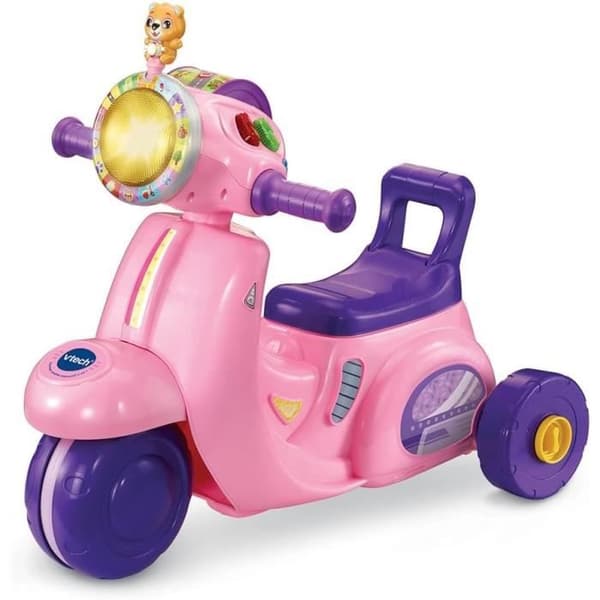 VTech - Interaktiv 3-i-1 Scooter i Rosa Ros