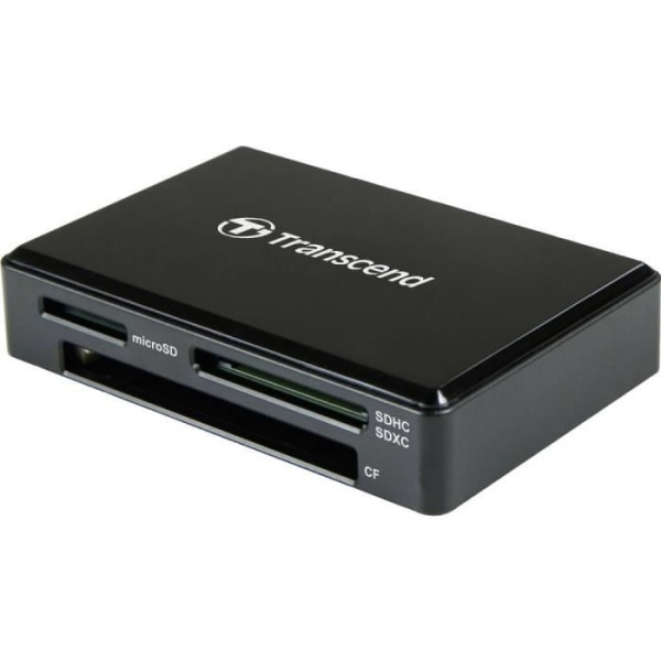 TRANSCEND RDC8 Extern minneskortläsare - USB-C™ USB 3.1 - Svart