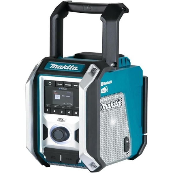 MAKITA DMR115 byggplatsradio - 12 till 18 V Li-Ion - 20h batteritid - DAB/DAB+/FM-tuner