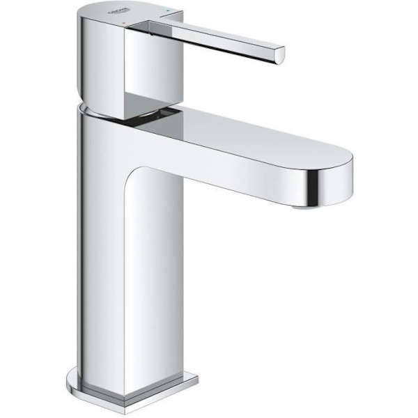 GROHE Plus engrepps tvättställsblandare 33163003 - Fast pip - Temperatur- och flödesbegränsare - Krom