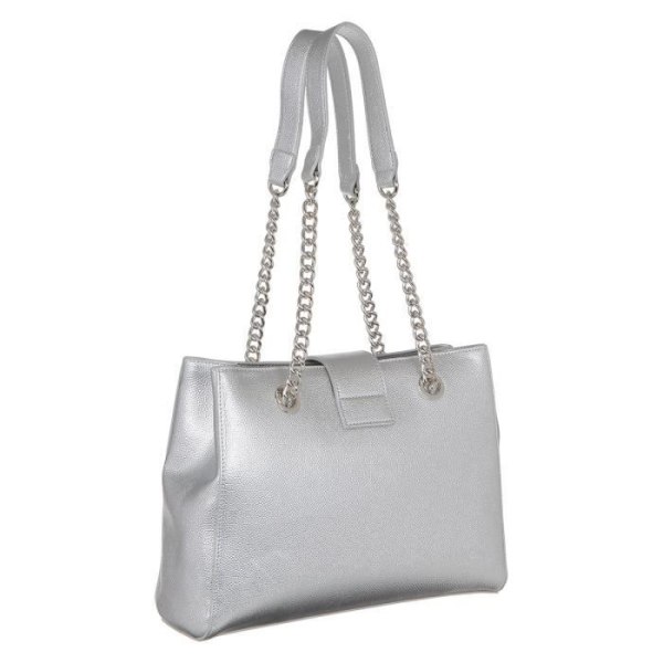 VALENTINO VBS1R406G Crossbody-handväska - Syntet - Silver - Dam Pengar