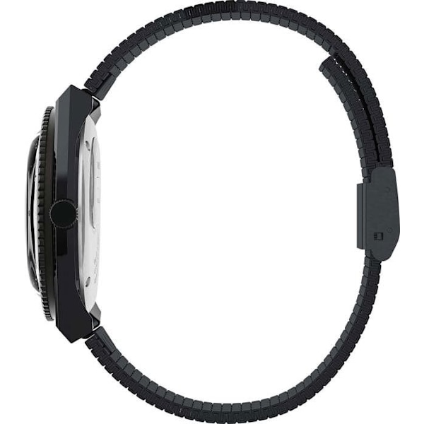 Klocka - TIMEX - TW2U61600 - Kvarn - Analog - Svart rostfritt stål Svart