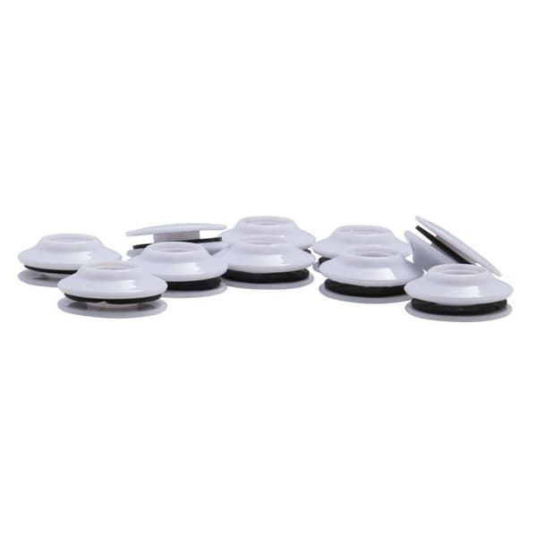 Självperforerande ögon WERKA PRO 10-pack vit Vit
