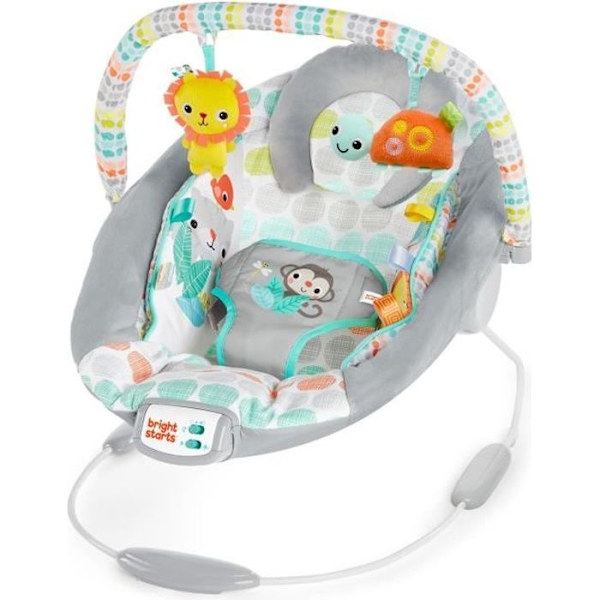 BRIGHT STARTS Bouncer Whimsical Wild - Flerfärgad Rosa och mångfärgad