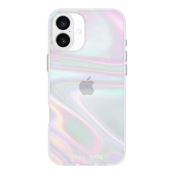 Skyddshölje - Case-Mate - iPhone 16 Plus - Iridescent - Halvstyv - Glänsande Iriserande