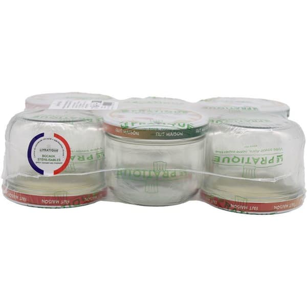 Steriliserbara burkar - DEN PRAKTISKA - 7514 - 350 ml - Ø100 mm - Pack om 6