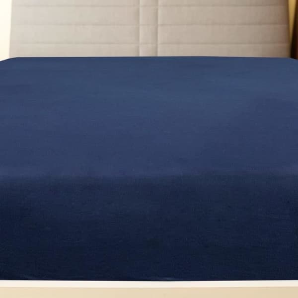 136232 vidaXL Lakantröja Marinblå 100x200 cm Bomull marinblå