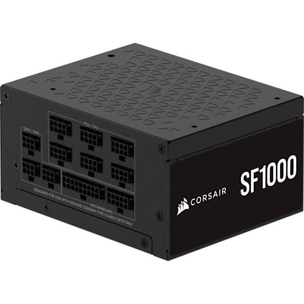 SFX Modular Strömförsörjning - CORSAIR - SF Series SF1000 - 80 PLUS Platinum Svart