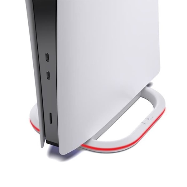 PS5 vertikalt stöd - Märke - Modell - Programmerbara RGB-lysdioder - Maximal stabilitet Programmerbara RGB-lysdioder