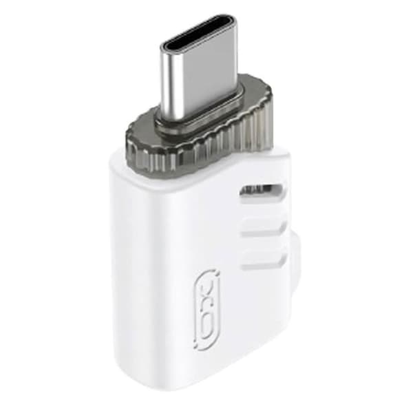 OTG USB-adapter - XO - USB-kvinna till USB-C-hane - Kompakt - Snabb dataöverföring - Vit