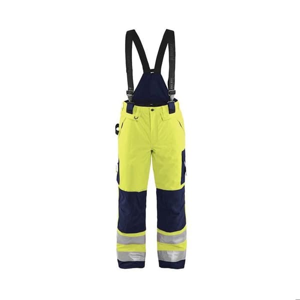 Högsynlig arbetsbyxa vinter Blaklader - fluorescerande gul/marin Gul/marinblå 58