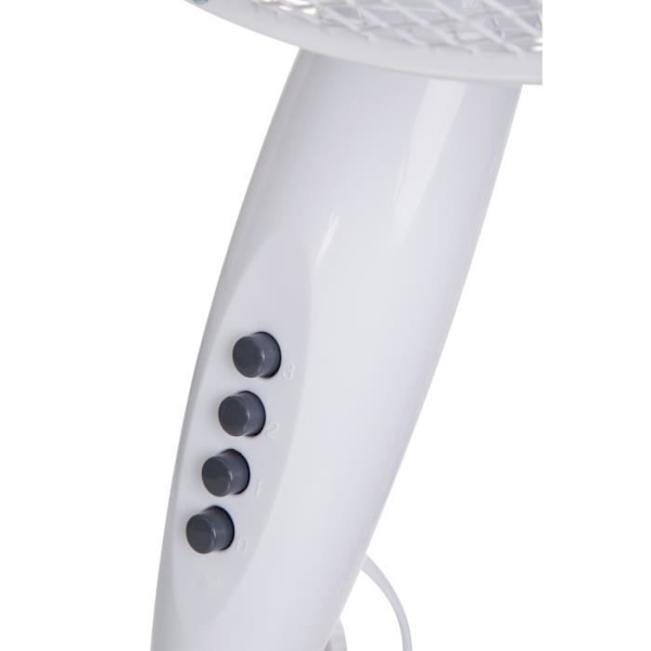 Piedestalfläkt - Mesko - MS7311 - Diameter 40 cm - 3 hastigheter - Tyst 60 dB Vit
