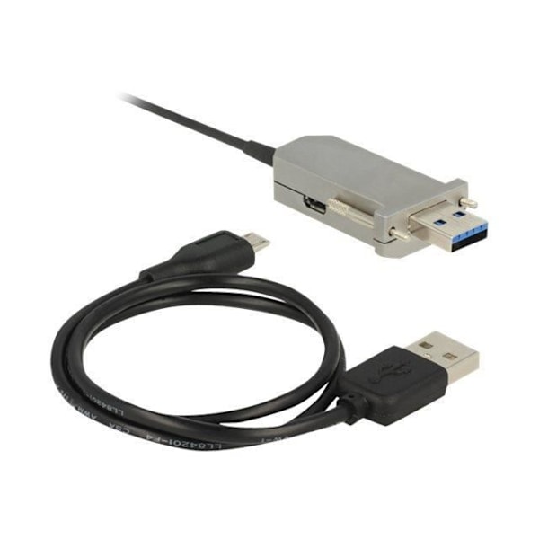 DeLOCK Active USB-kabelsats, räfflade skruvar svart