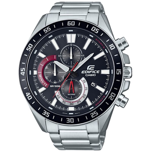 CASIO - Klocka i rostfritt stål - EDIFICE - Grå Pengar