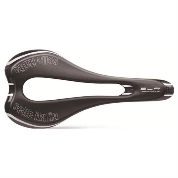 SELLE ITALIA SLR Tekno Flow cykelsadel för män - vattentätt och elastiskt fuskpälsfoder