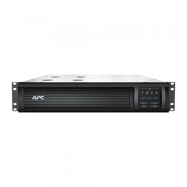 APC Smart-UPS SMT 1500VA Rack - 230V enfas linje-interaktiv UPS (USB / Seriell / SmartSlot) - 2U Rack - Tillverkare: APC - Co Svart