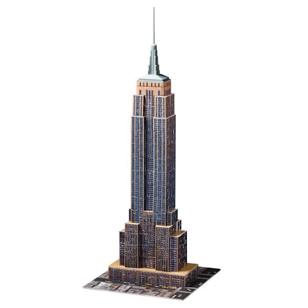 3D-pussel - RAVENSBURGER - Empire State Building - 216 bitar - Flerfärgad Flerfärgad