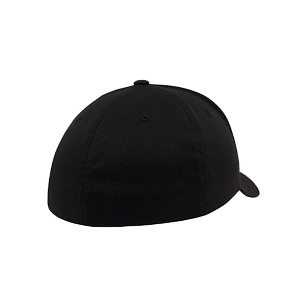 Casquette - Flexfit - Läderlapp - Konstläder - Svart - Unisex svart/svart S / M