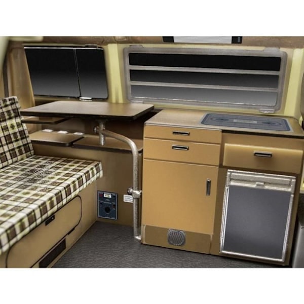 Maquette - Revell - VW T2 Camper - 1:24 - Multikolor - 112 delar - Interiör Flerfärgad