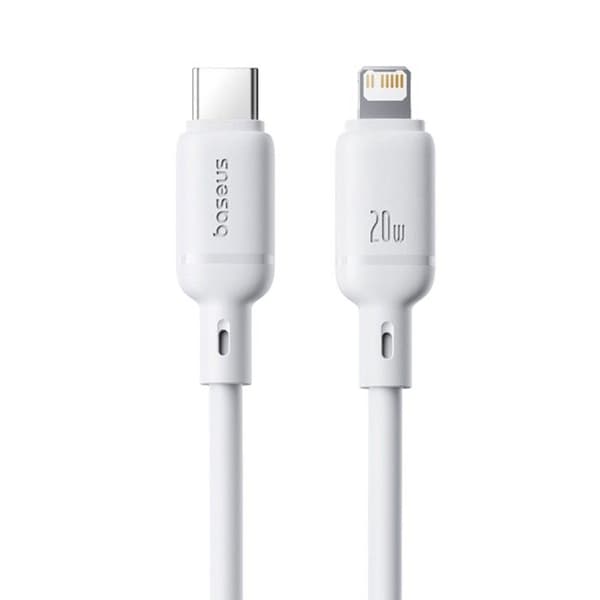 Câble Baseus Silky Series USB-C Lightning PD 20W 2m Vit