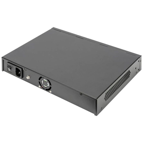 Switch PoE 8 portar - Digitus - DN-95341-1 - 140W - Ohanterad - Rackmonterbar 1U