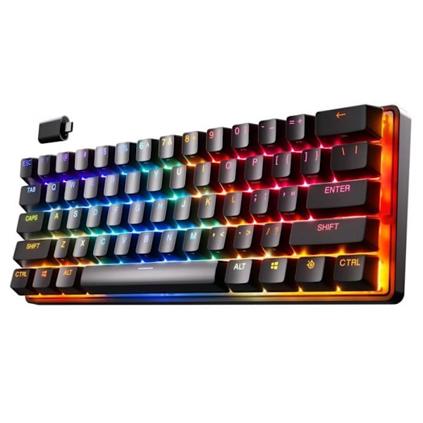 Steelseries datortangentbord - 64843 Svart