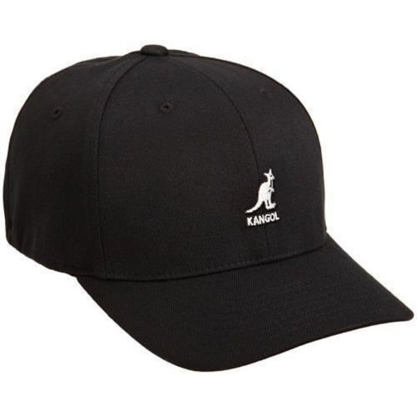 Keps - KANGOL - 8650FA - Ull - Flexfit - Storlek L - Svart svart