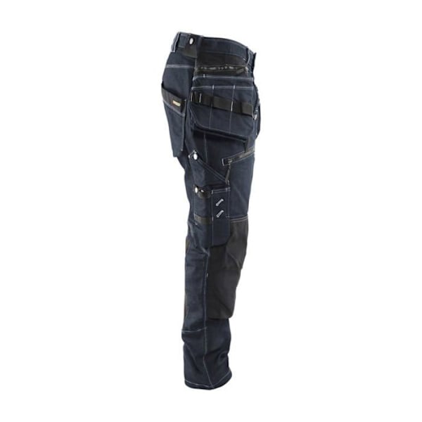 Pantalon hantverkare STRETCH - Blaklader - 19991141 - Stretchtyg - Förstärkta fickor - Låg grenlängd Marinblå/svart 42