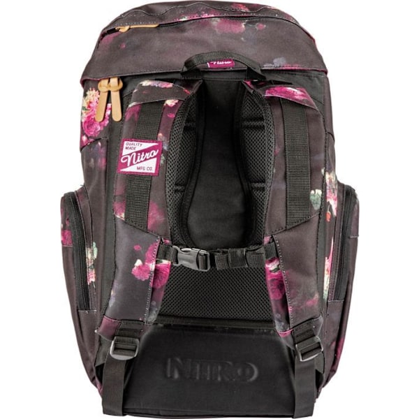 Ryggsäck - Nitro - Weekender Urban Collection - Polyester 100% - Storlek L 42 - Svart Rosa Flerfärgad svart, lila, gul, grön