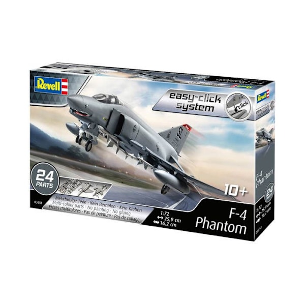 Modellflygsplan: Easy-Click: F-4E Phantom Enfärgad