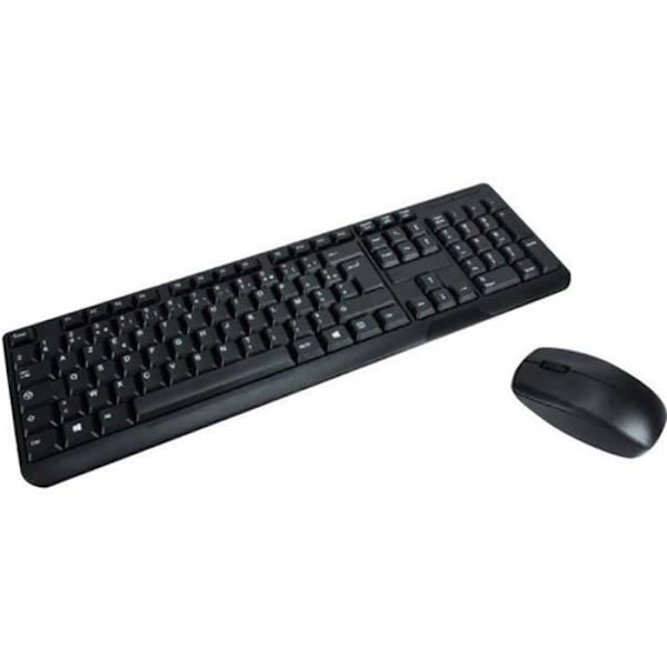 MCL trådlöst tangentbord och mus set - Svart - AZERTY - 1200 dpi Svart