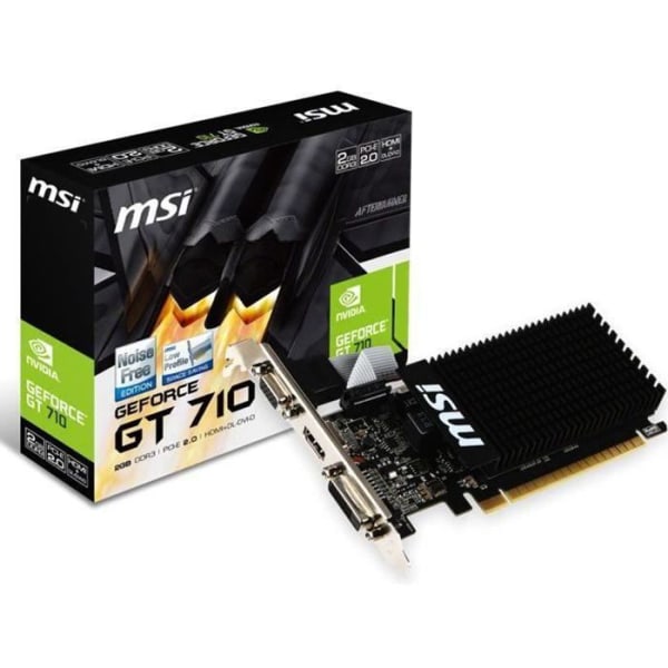 MSI Grafikkort GeForce GT 710 2GB DDR3