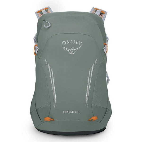 Osprey Black Green Ryggsäck för kvinnor och män - Hikelite 18 Pine Leaf Green 219285 grönt, svart, orange