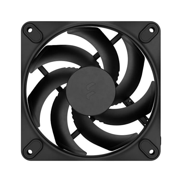 PC-fläkt - FRACTAL DESIGN - Momentum 12 - FDB - PWM-kontroll - Skovlar med svepande design som minskar bullret - Svart