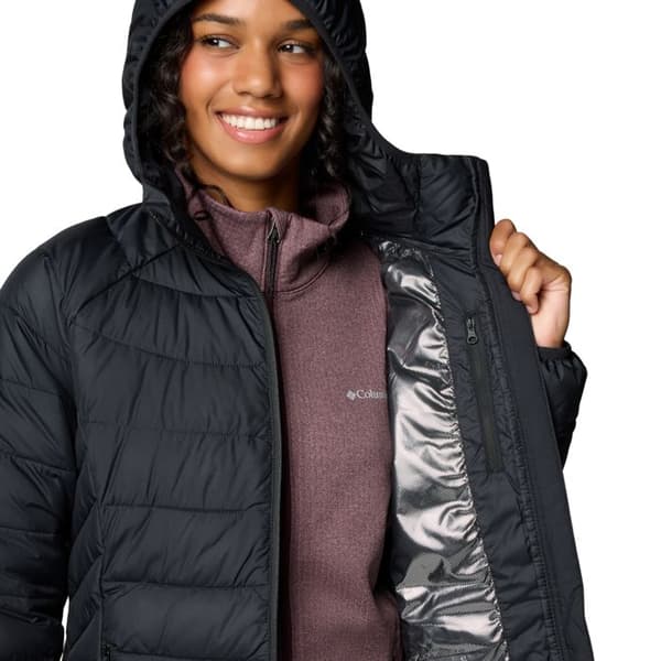 Columbia Powder Lite II Mid Jacket - Midjacket för kvinnor i svart polyester Svart M