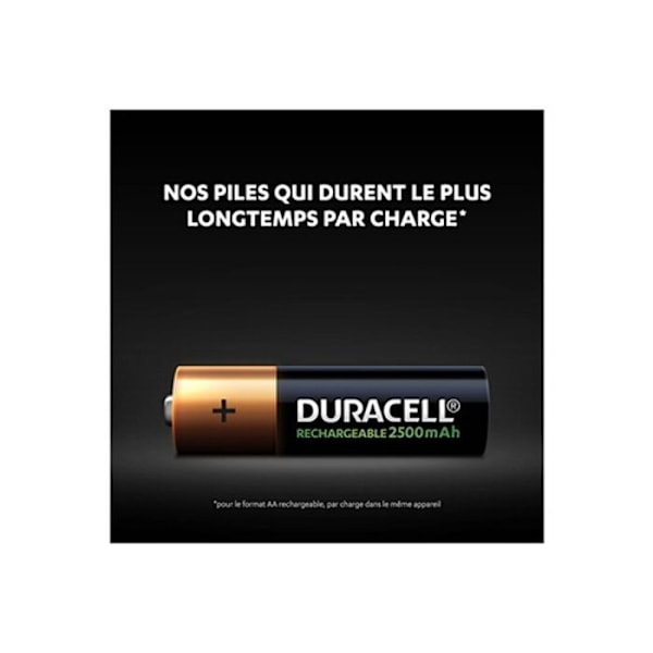 Duracell RCR AA X2 2500 MAH uppladdningsbart batteri