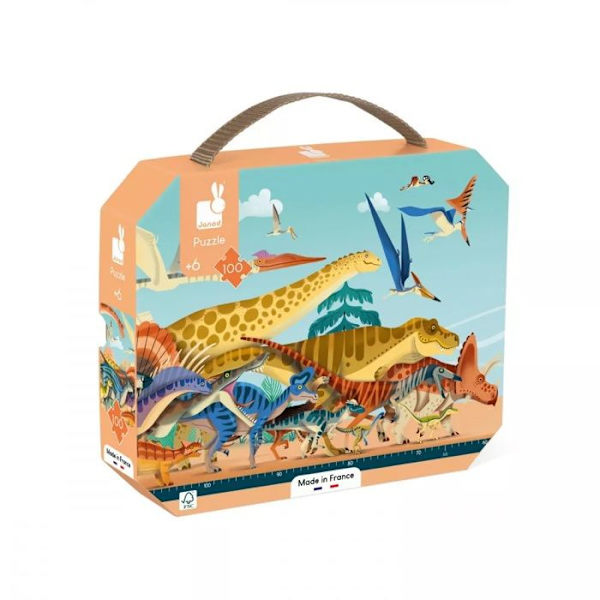 DINO - DINO PANORAMA PUZZEL Orange