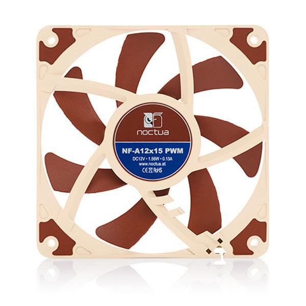 Fläkt - Noctua - NF-A12X15 PWM - 120 mm - 22.4 dB(A) - 450-2000 RPM