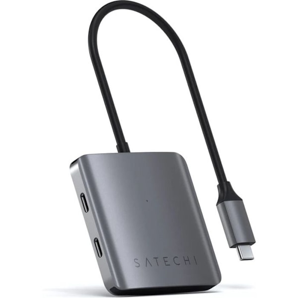 USB-C-hubb - Satechi - Aluminium - 4 portar - 5 Gbps - Plug-and-Play