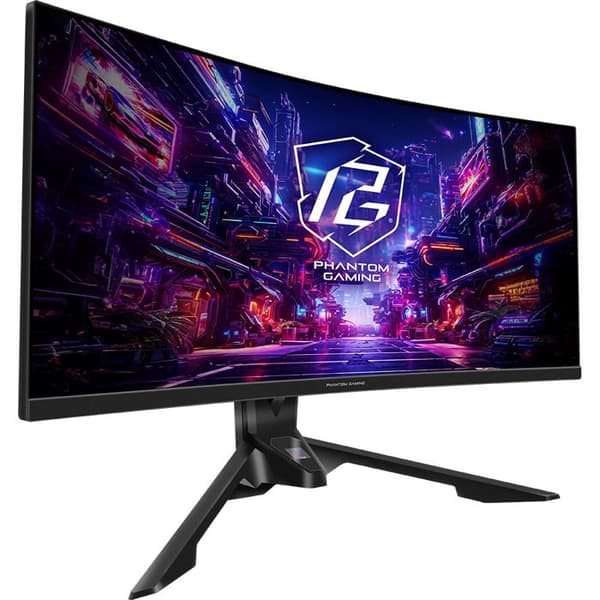 PC-spelmonitor - ASRock - Phantom PG34QRT3A - 34" böjd - 3440x1440 - 180Hz - 1ms