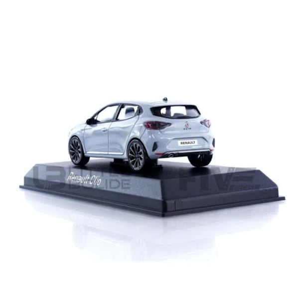 Samlarbil i Miniformat - NOREV - Clio Esprit Alpine - 2024 - Grå Keramik - 1/43 Keramisk Grå