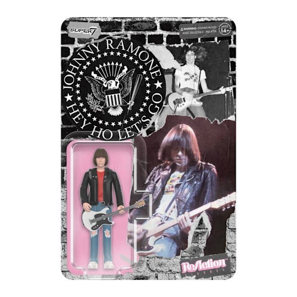 Staty - Super 7 Statyette Johnny Ramone Figurine - ReAction Figur