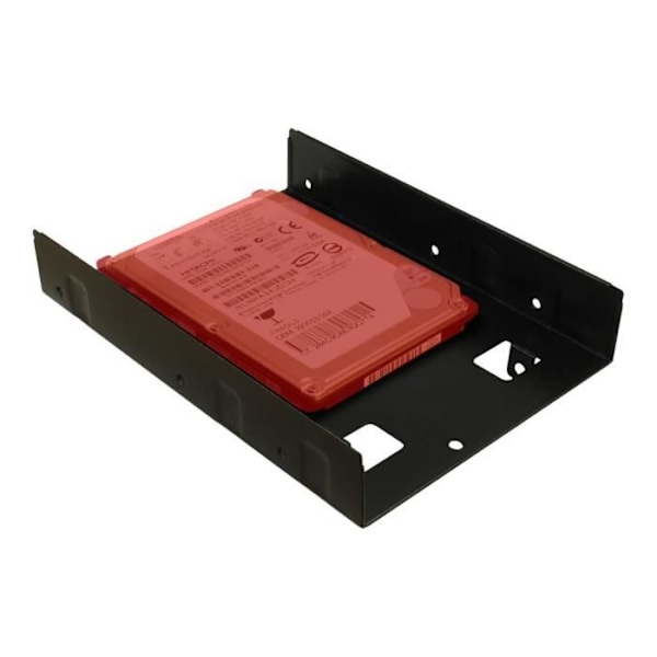 Inter-Tech Monteringsram Adapter för förvaringsfack 2,5" 3,5" till 2 x 2,5" svart