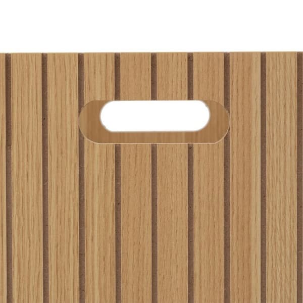 Korg "Tasso" 31x31cm trä - 5five beige