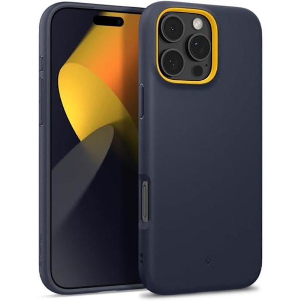 Coque iPhone 16 Pro Max - Caseology - Nano Pop Mag - Militärskydd - Bicolore - Marinblå Två tonig