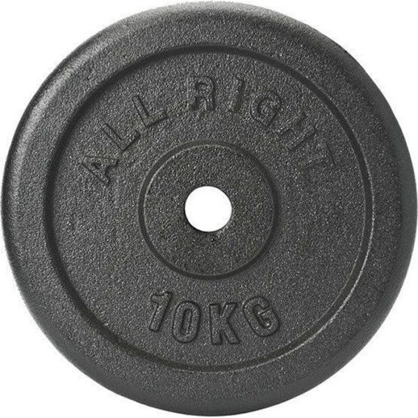 Barre - hantel - vikt Allright - FE03018 - SVART LAST 20kg