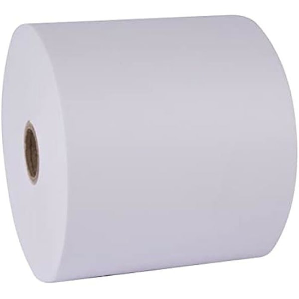Termopapper - APLI - 13321P - Set med 8 rullar - 80 x 60 x 12 mm - Bisfenol A Vit