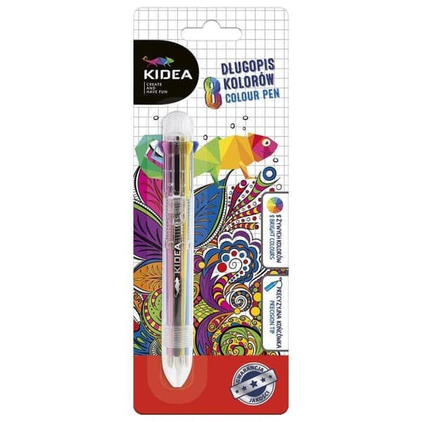 Kidea Stylo 8 färger 14 cm