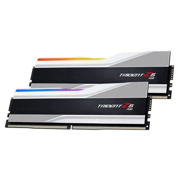 G.Skill Trident Z5 RGB 32 GB (2 x 16 GB) DDR5 7200 MHz CL34 - Silver - Dual Channel Kit 2 DDR5 RAM-minnen PC5-57600 - F5-7200J
