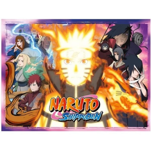 Naruto SHIPPUDEN Pussel - VINNANDE RÖTTER - 1000 bitar - Tecknade serier och serier - Gul